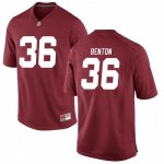 Men's Alabama Crimson Tide #36 Markail Benton Crimson Game NCAA College Football Jersey 2403JDTS3